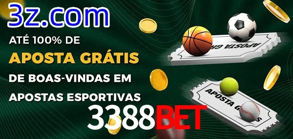 3388BET Ate 100% de Aposta Gratis